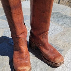 Hand made ladies leather boots